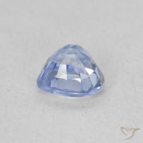 0.50克拉天然蓝宝石，心形，VVS-VS