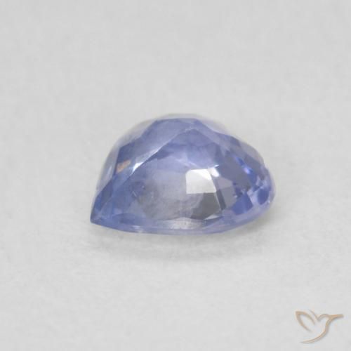 0.57克拉天然蓝宝石，心形，VS