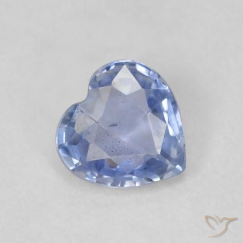 0.48ct 天然 淡紫蓝色 蓝宝石, 心形, VS