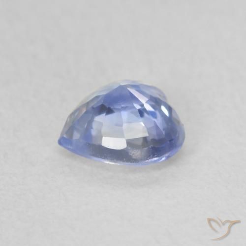 0.53克拉天然蓝宝石，心形，VVS-VS