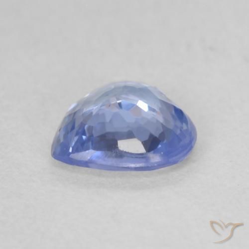 0.62克拉天然蓝宝石，心形，VVS-VS