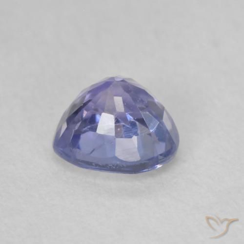 0.63克拉天然蓝宝石，心形，VVS-VS