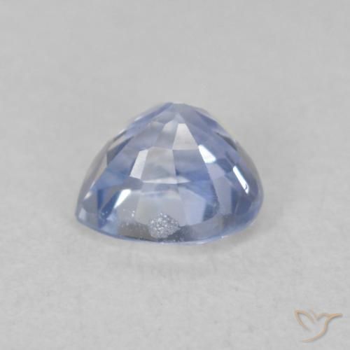 0.71克拉天然蓝宝石，心形，VVS-VS