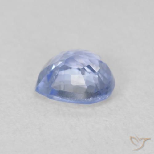 0.61克拉天然蓝宝石，心形，VVS-VS