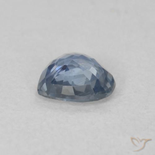 0.47克拉天然蓝宝石，心形，VVS-VS