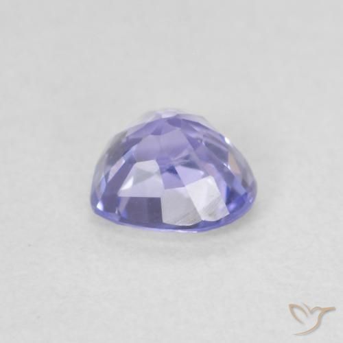 0.58克拉天然蓝宝石，心形，VVS-VS