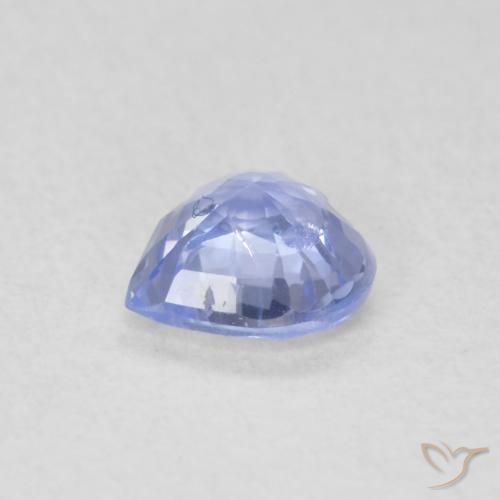 0.49克拉天然蓝宝石，心形，VS