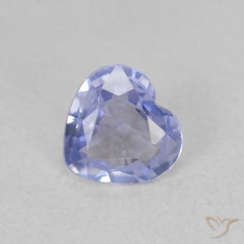 0.43ct 天然 淡紫蓝色 蓝宝石, 心形, VS, Photo A