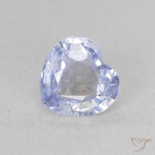 0.62ct 天然 淡紫蓝色 蓝宝石, 心形, VS