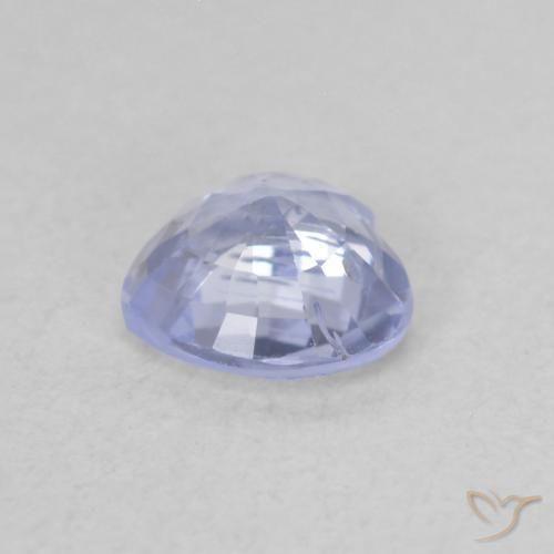 0.62克拉天然蓝宝石，心形，VS