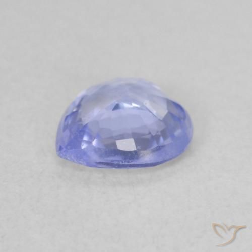 0.54克拉天然蓝宝石，心形，VS