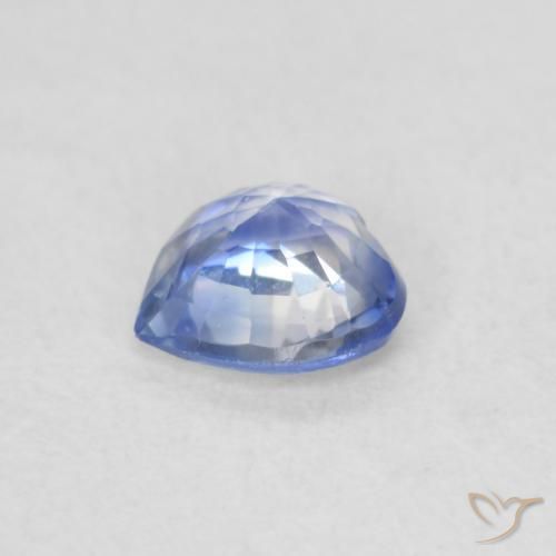 0.44克拉天然蓝宝石，心形，VS