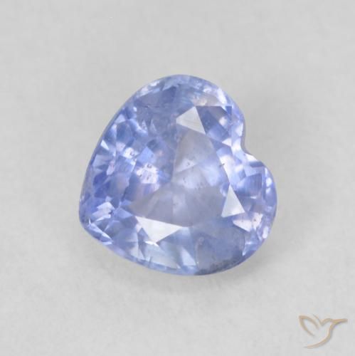 0.62ct 天然 淡紫蓝色 蓝宝石, 心形, VS