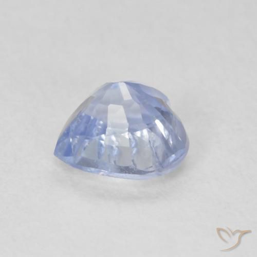 0.61克拉天然蓝宝石，心形，VS