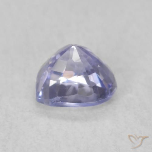 0.51克拉天然蓝宝石，心形，VVS-VS