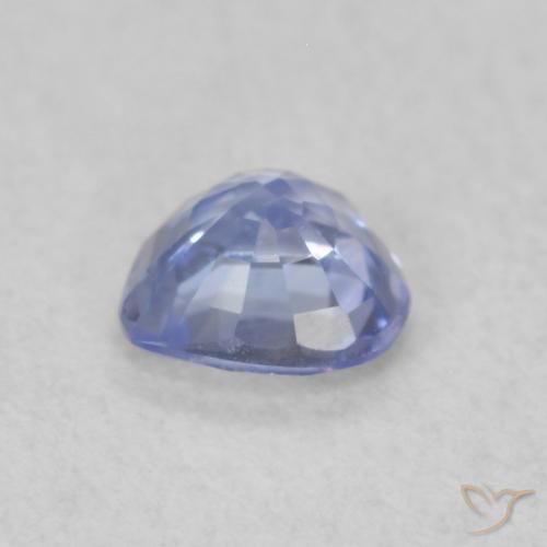 0.37克拉天然蓝宝石，心形，VVS-VS
