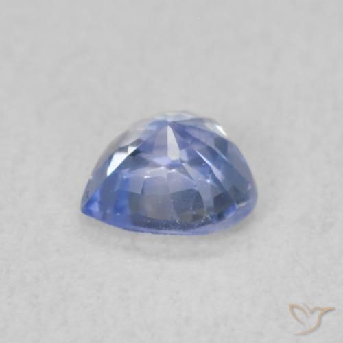0.33克拉天然蓝宝石，心形，VVS-VS