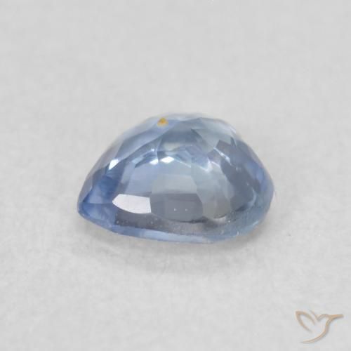 0.42克拉天然蓝宝石，心形，VVS-VS