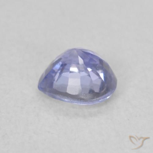 0.35克拉天然蓝宝石，心形，VVS-VS