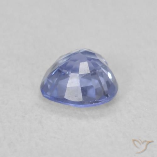 0.34克拉天然蓝宝石，心形，VVS-VS