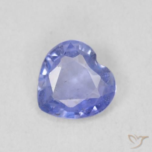 0.41ct 天然 紫罗兰蓝色 蓝宝石, 心形, VS
