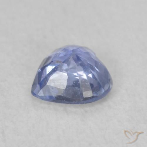 0.40克拉天然蓝宝石，心形，VS