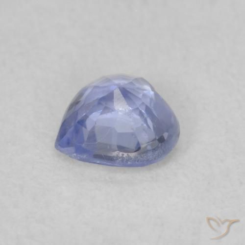 0.30克拉天然蓝宝石，心形，VS