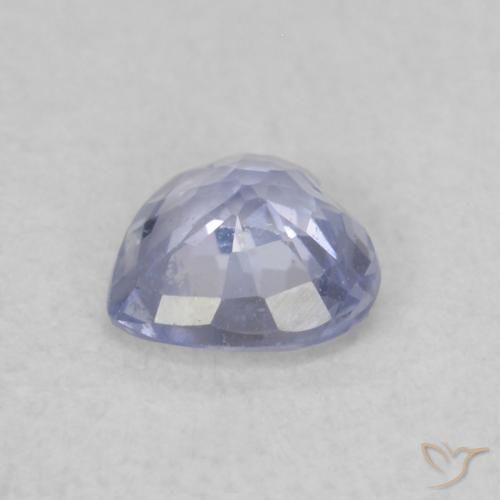 0.37克拉天然蓝宝石，心形，VS