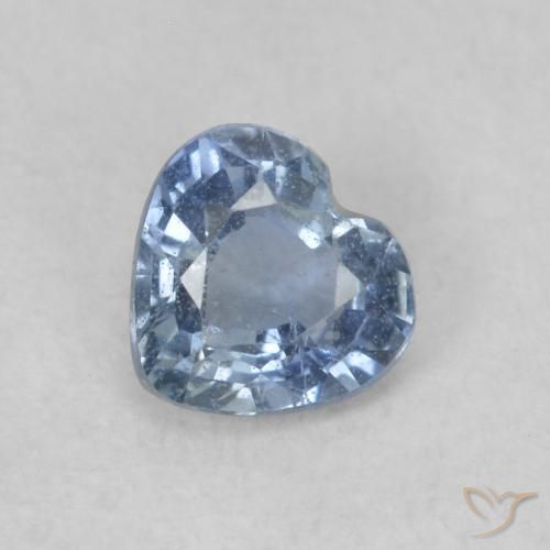 0.41ct 天然 蓝色 蓝宝石, 心形, VS