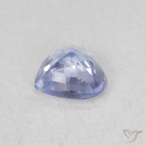 0.28克拉天然蓝宝石，心形，VS