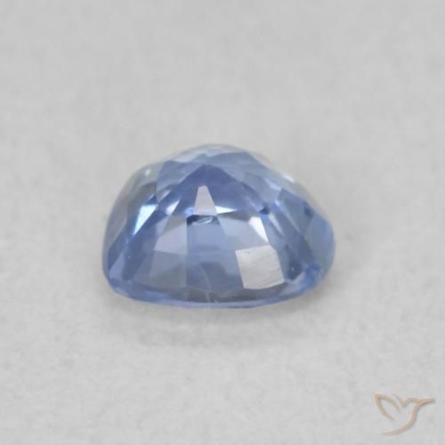 0.38克拉天然蓝宝石，心形，VS