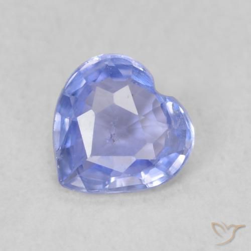 0.37ct 天然 紫罗兰蓝色 蓝宝石, 心形, VS