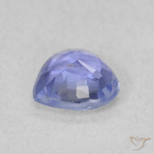 0.37克拉天然蓝宝石，心形，VS