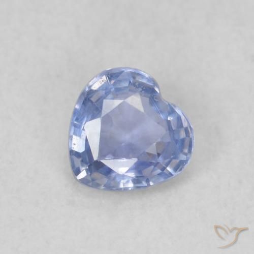 0.31ct 天然 淡蓝色 蓝宝石, 心形, VS