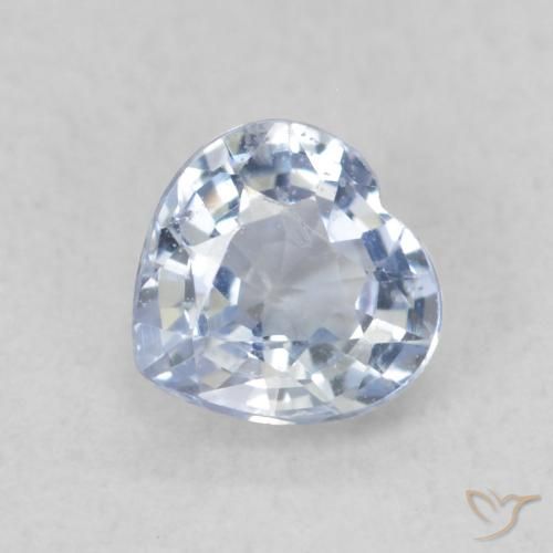 0.47ct 天然 淡紫蓝色 蓝宝石, 心形, VS
