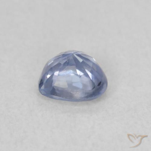 0.40克拉天然蓝宝石，心形，VS