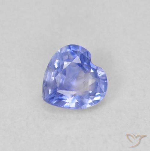 0.31ct 天然 紫罗兰蓝色 蓝宝石, 心形, VS