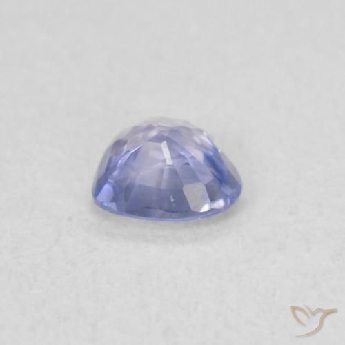 0.31克拉天然蓝宝石，心形，VS