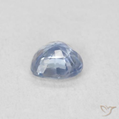 0.36克拉天然蓝宝石，心形，VVS-VS