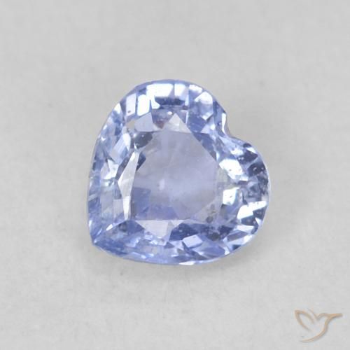 0.41ct 天然 淡紫蓝色 蓝宝石, 心形, VS
