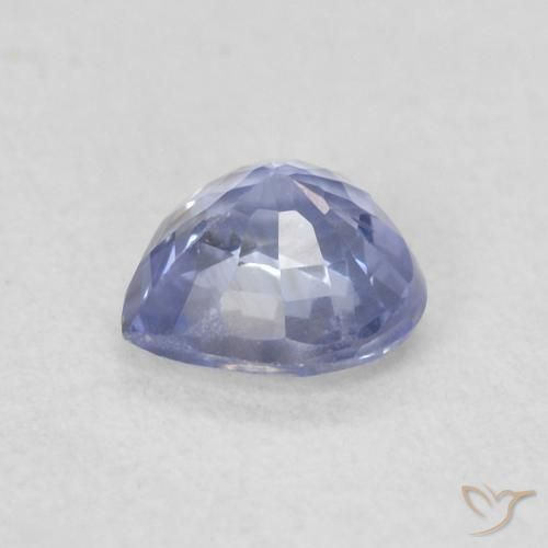 0.43克拉天然蓝宝石，心形，VS