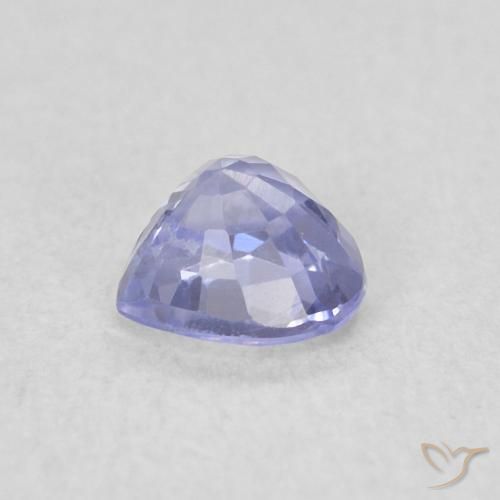 0.36克拉天然蓝宝石，心形，VS