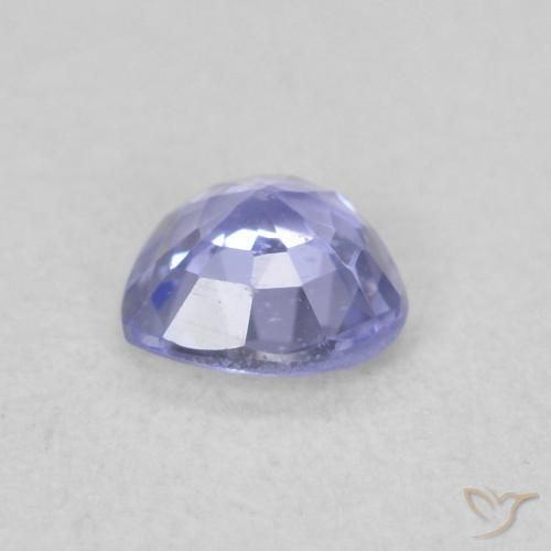 0.34克拉天然蓝宝石，心形，VS