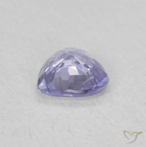 0.28克拉天然蓝宝石，心形，VS