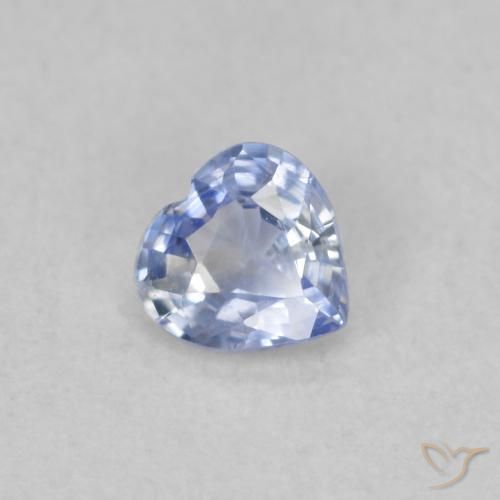 0.31ct 天然 淡蓝色 蓝宝石, 心形, VS