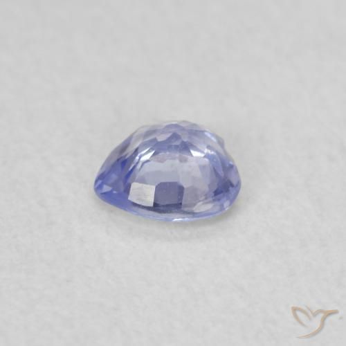 0.25克拉天然蓝宝石，心形，VS