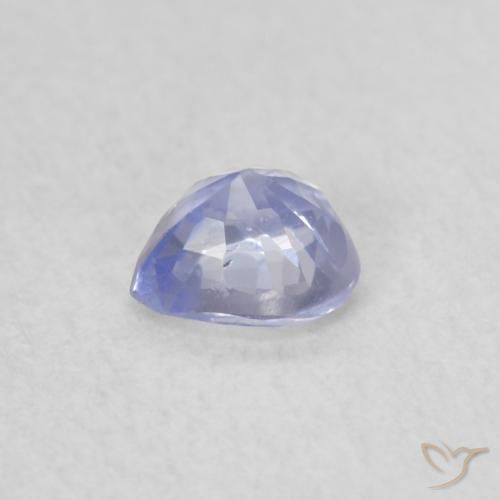 0.38克拉天然蓝宝石，心形，VS