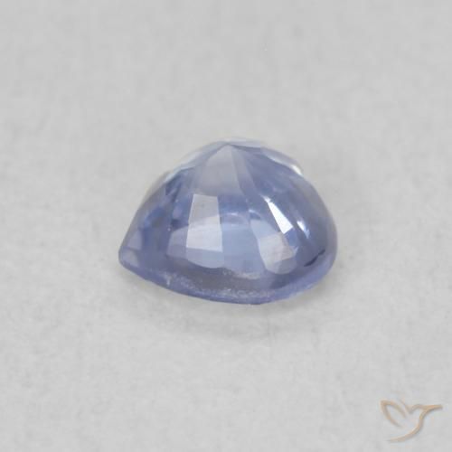 0.36克拉天然蓝宝石，心形，VVS-VS
