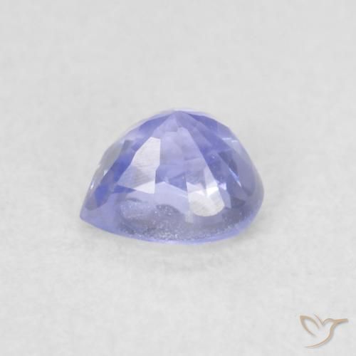0.38克拉天然蓝宝石，心形，VVS-VS