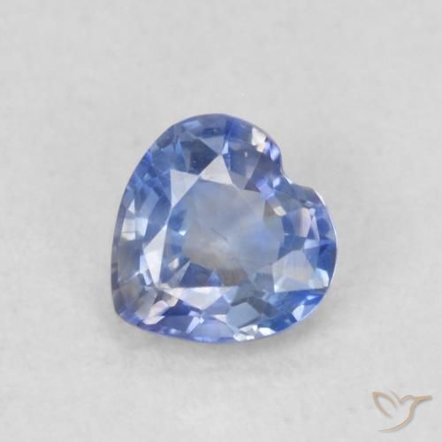 0.36ct 天然 中深蓝 蓝宝石, 心形, VVS-VS